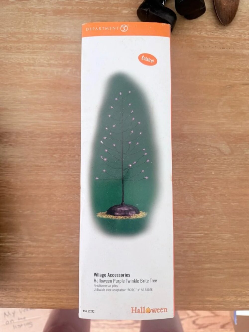 Department 56 Purple Twinkle Brite Halloween Tree